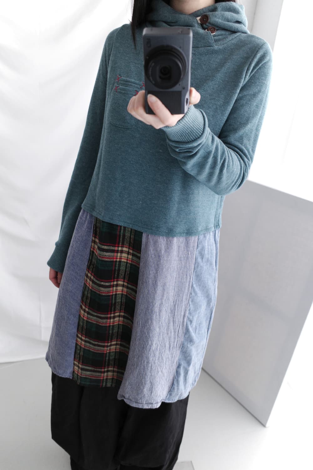 check hood patch one-piece 상품이미지6