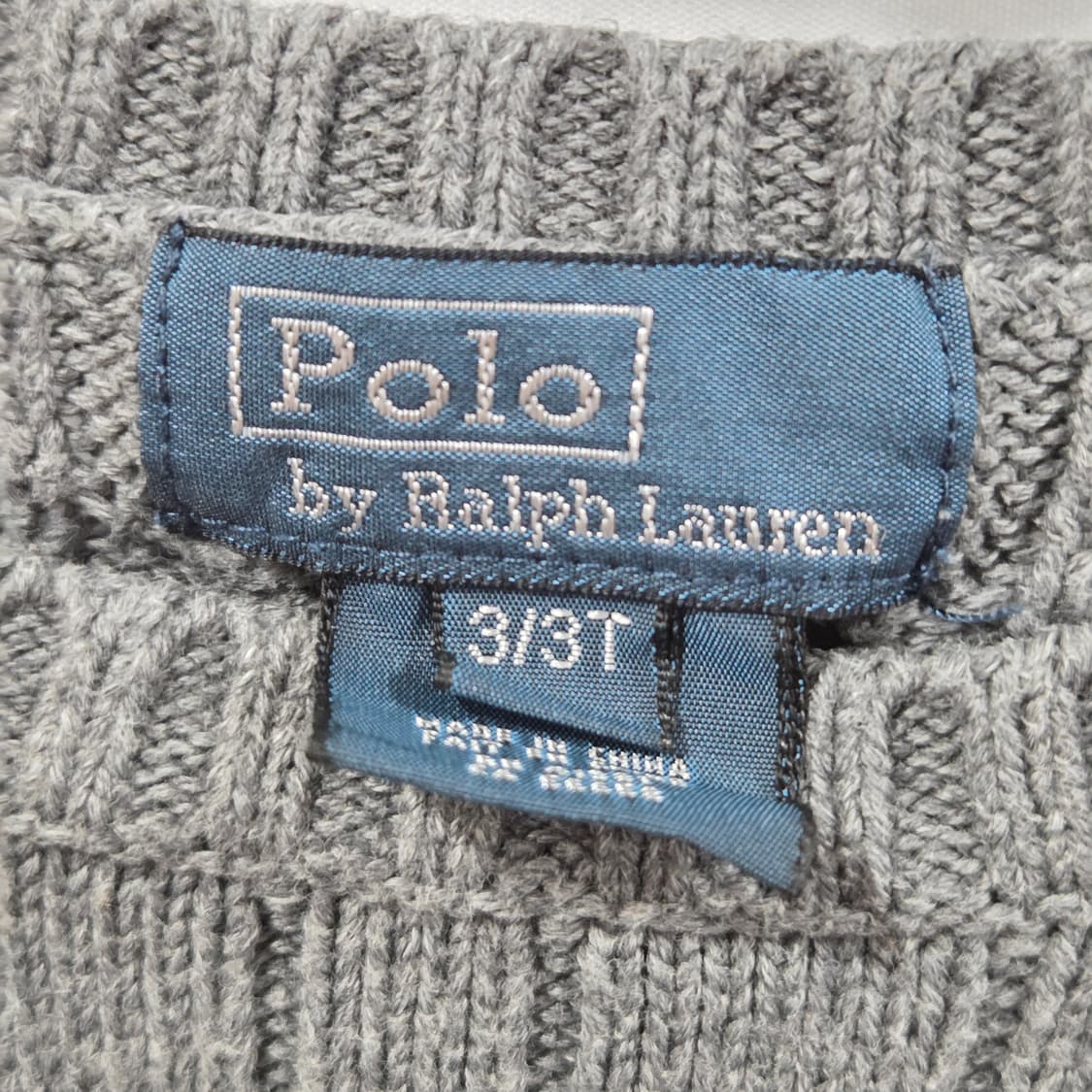 폴로랄프로렌 키즈 케이블 니트 3T 상품이미지3