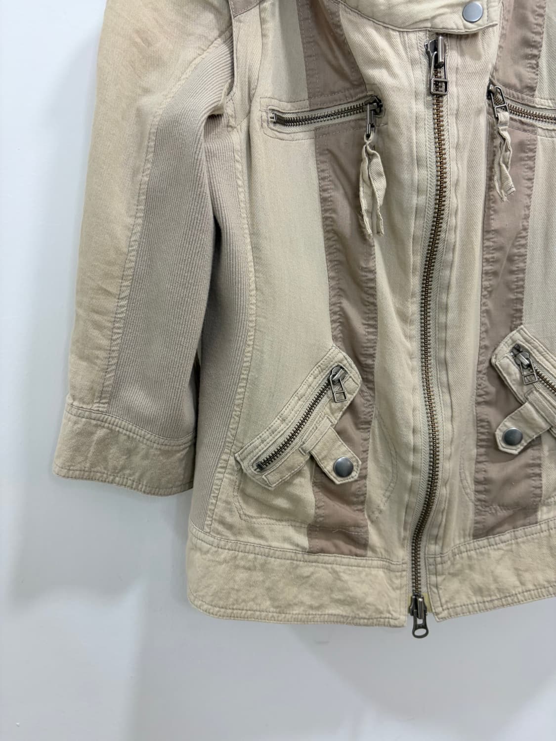 Cynical 베이지 반팔 후드 자켓 상품이미지8