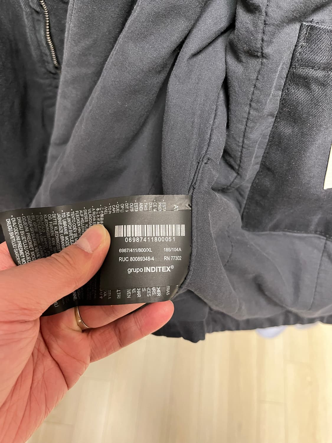 자라 워크자켓 xl 상품이미지5