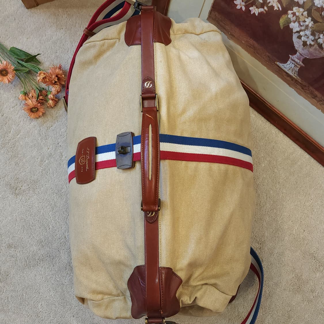 듀퐁 더플백 캔버스 레더 닥터백 아이코닉 코지백 보스턴백 상품이미지6