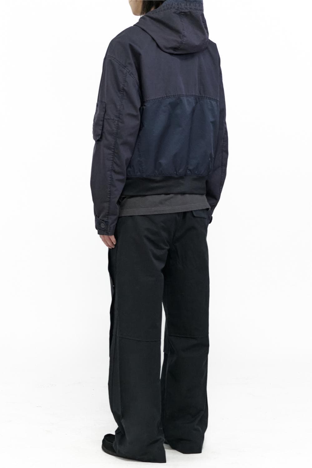 폴리테루 밀 블록 파카 다크 네이비 상품이미지3