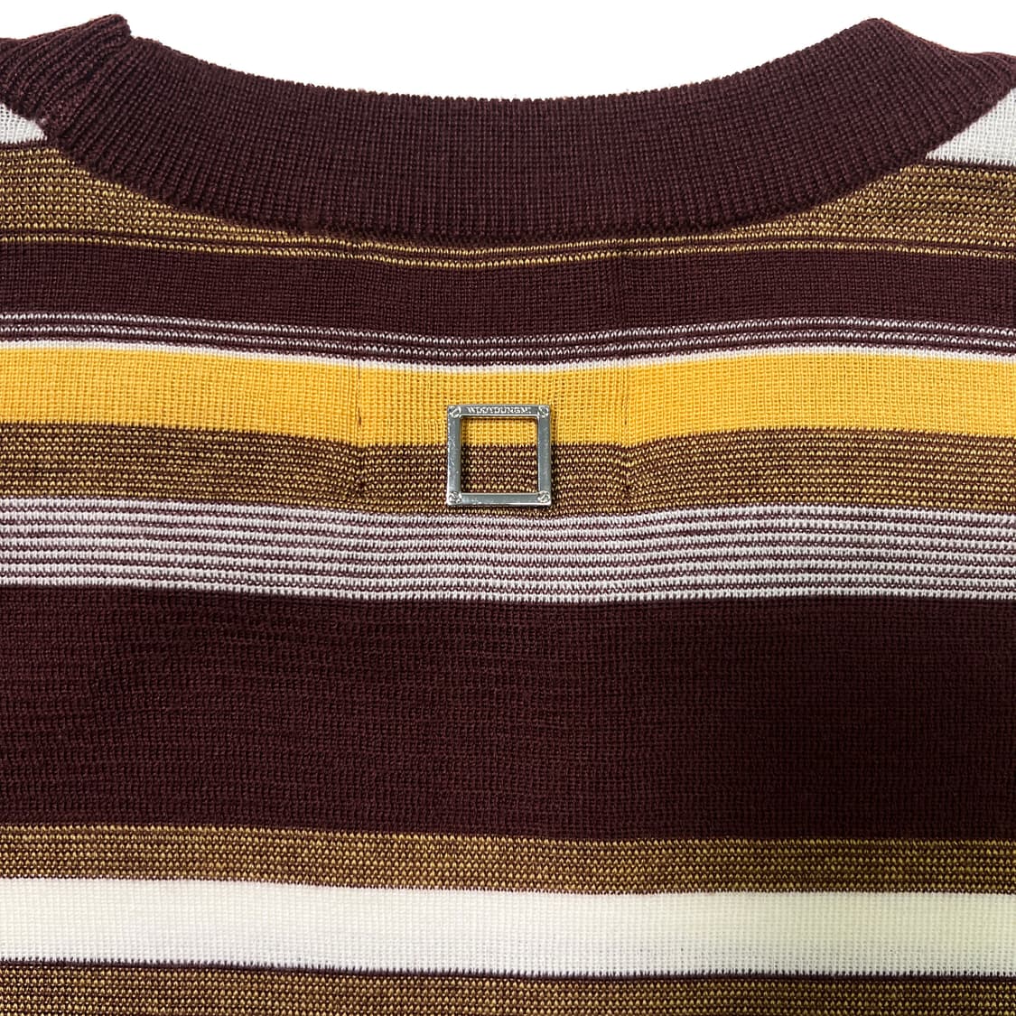 우영미 스트라이프 스웨터 브라운 - 25SS (50) 상품이미지6