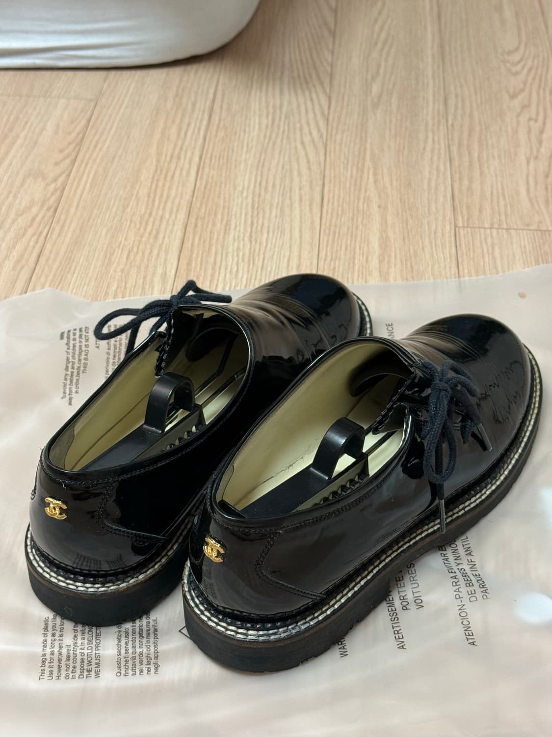 (레전드 지디착) 샤넬 레이스업 슈즈 41 상품이미지3