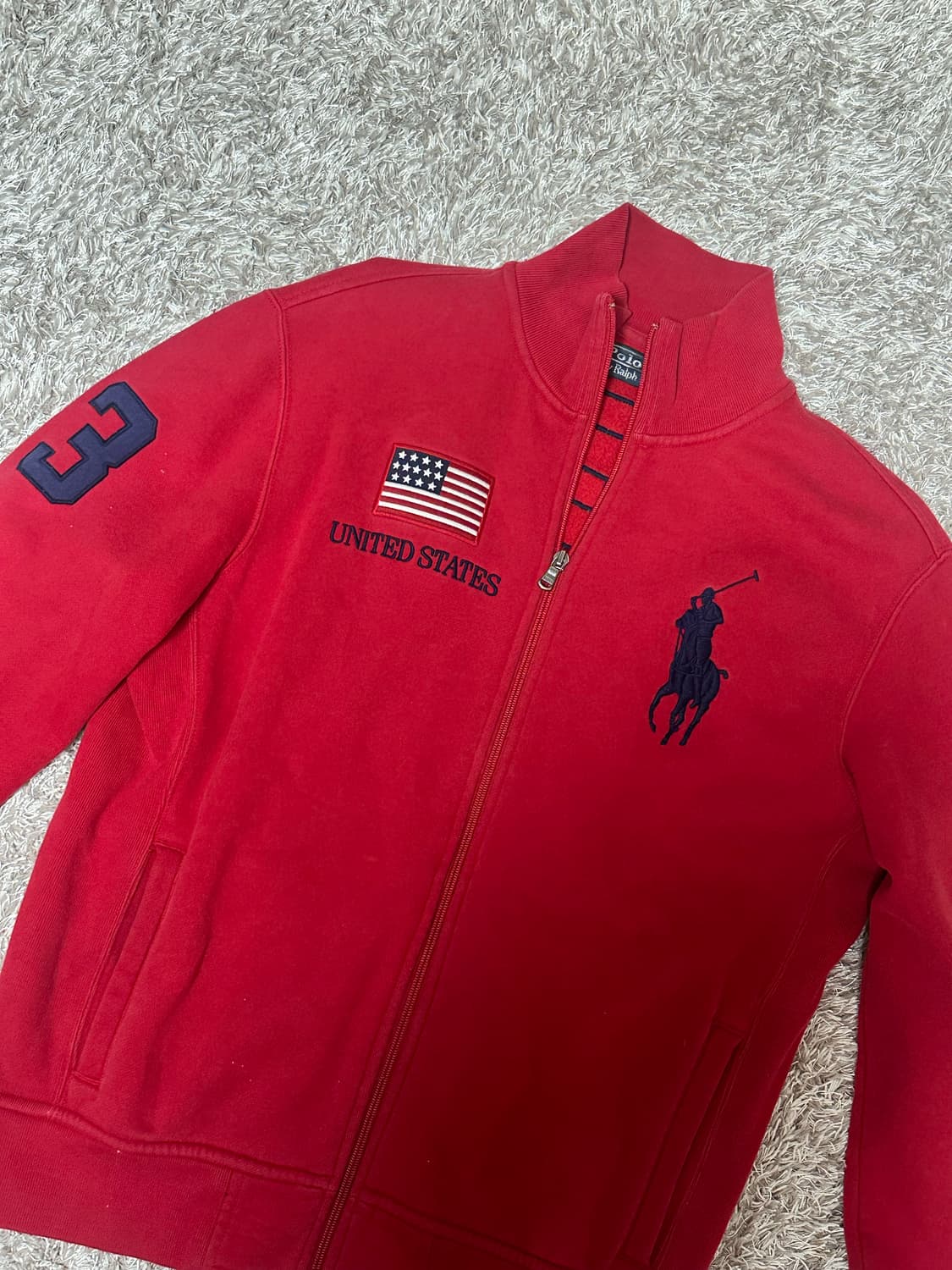 폴로 집업 성조기 폴로집업 상품이미지2