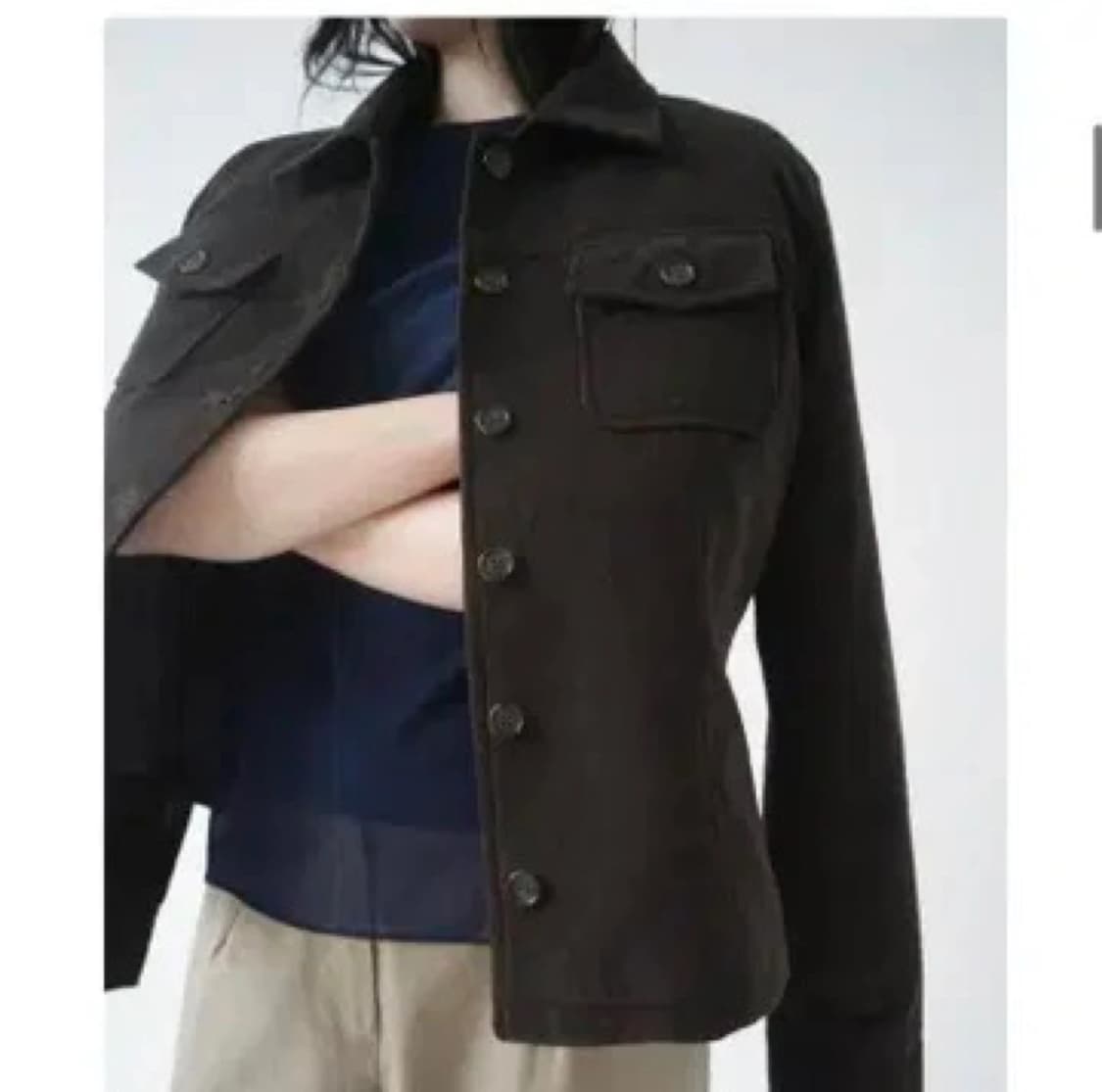 애프터먼데이 로아 LOA 코듀로이 자켓 브라운 상품이미지3