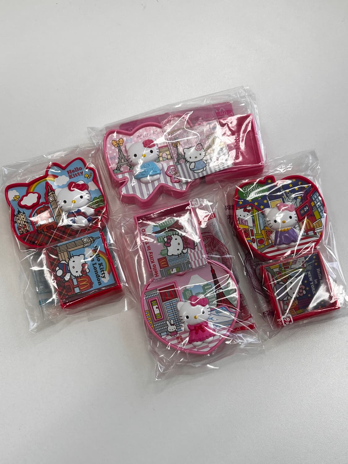 빈티지 헬로키티 맥토이 4종 일괄  상품이미지1
