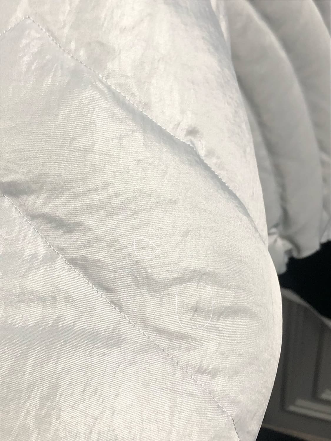 SMFK future storm 실버 와이드 다운 퍼프재킷 패딩 상품이미지5