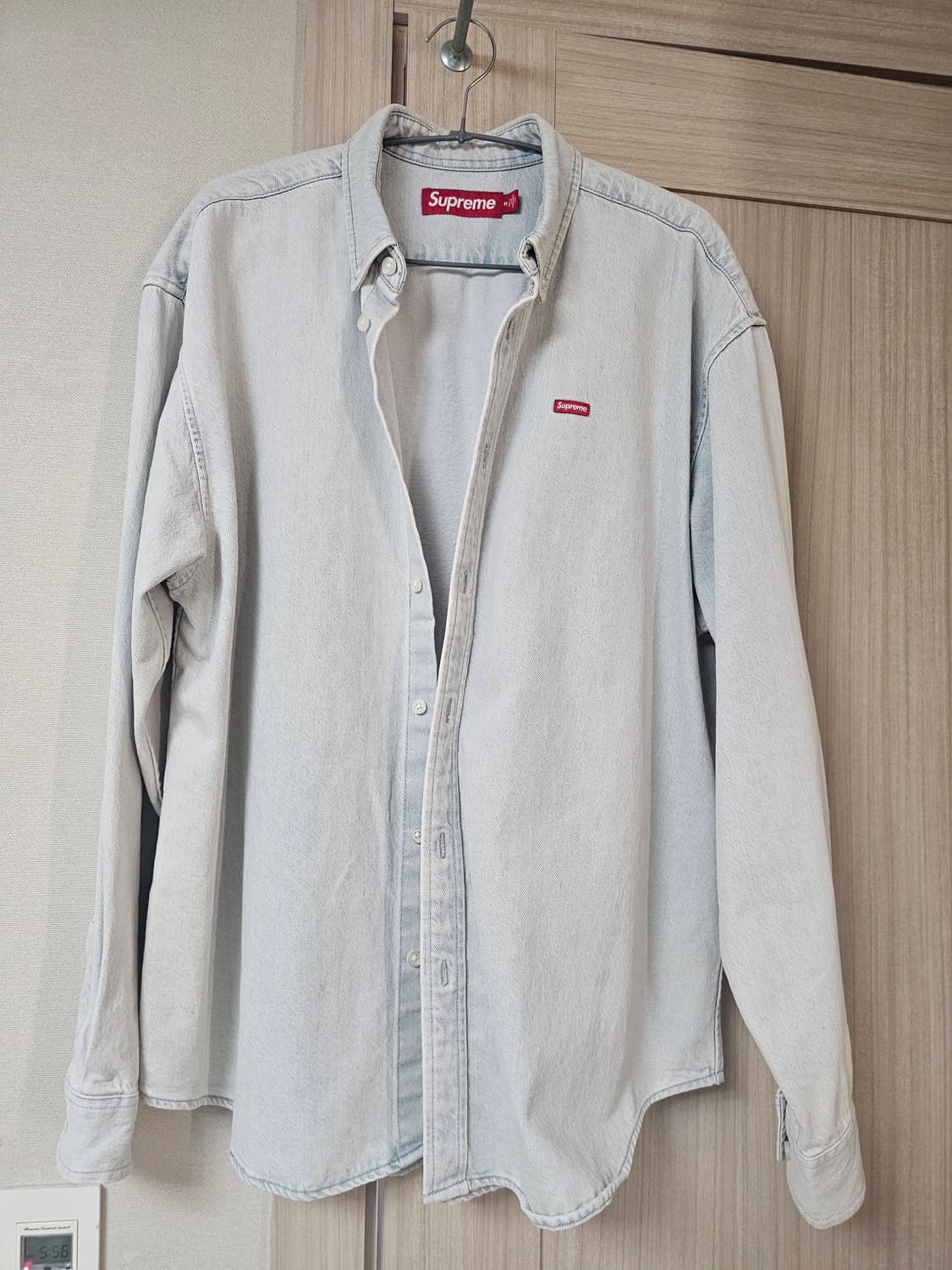 슈프림 스몰 박스 워시드 데님 셔츠 M 상품이미지7