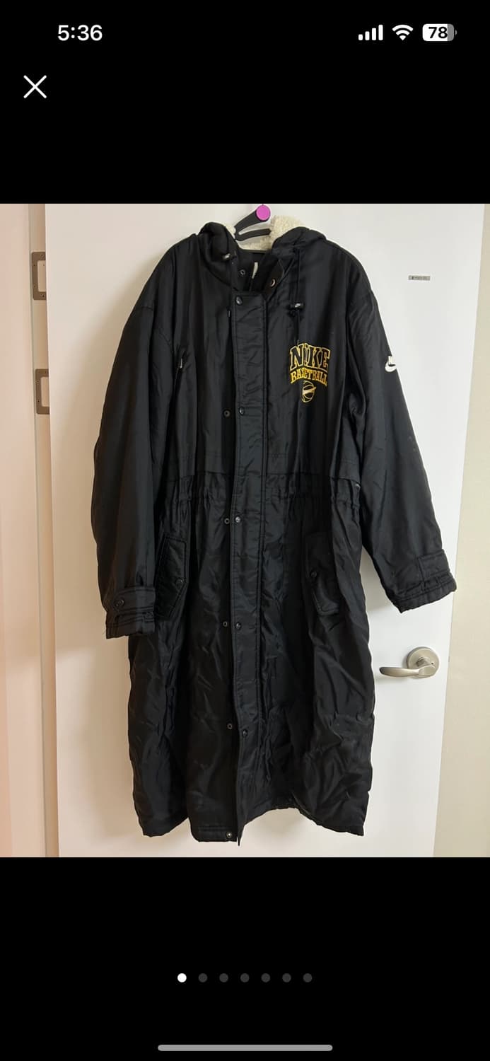 나이키 안감뽀글이 롱패딩 105 상품이미지1