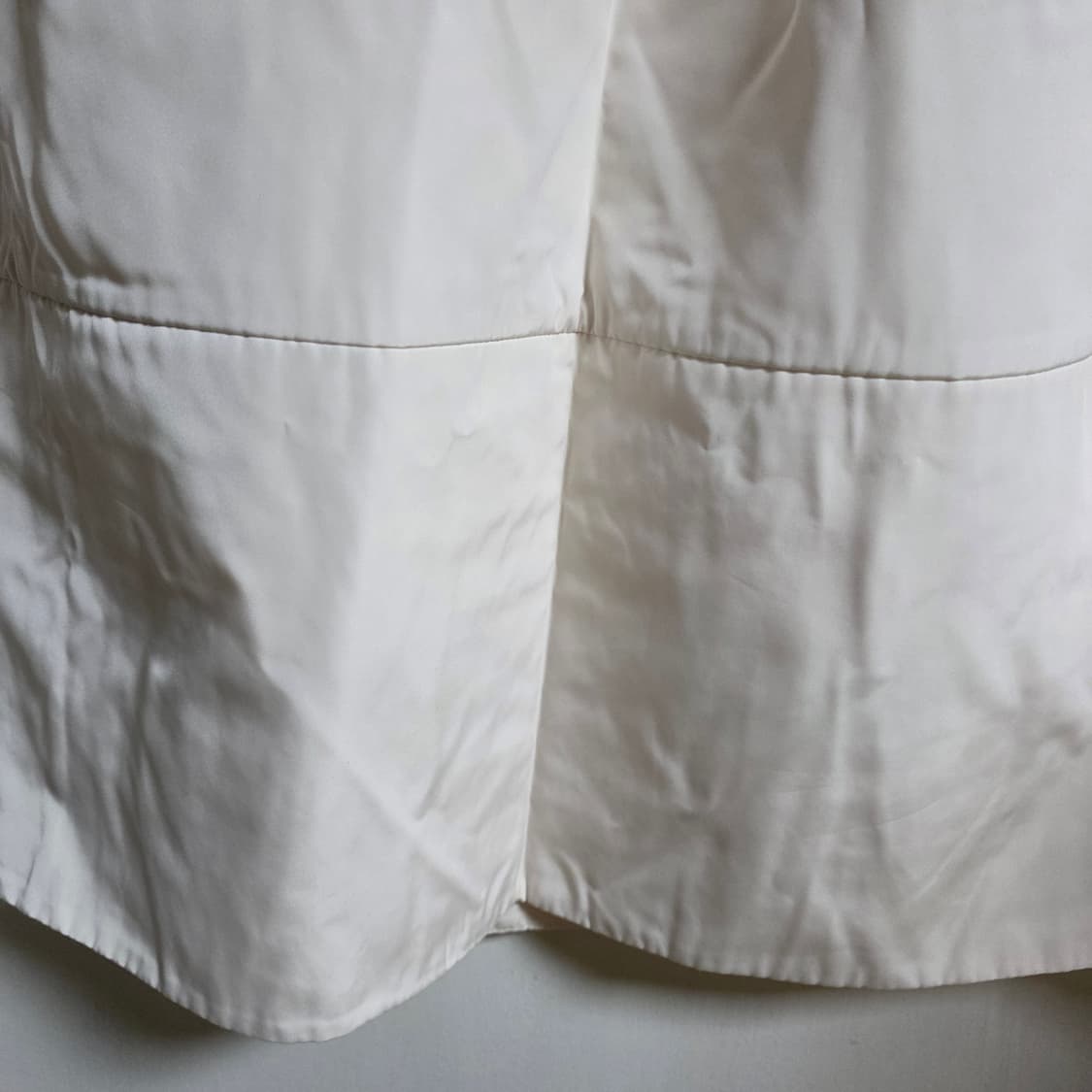 새상품) 유노이아 패딩 스커트 크림 M 상품이미지4