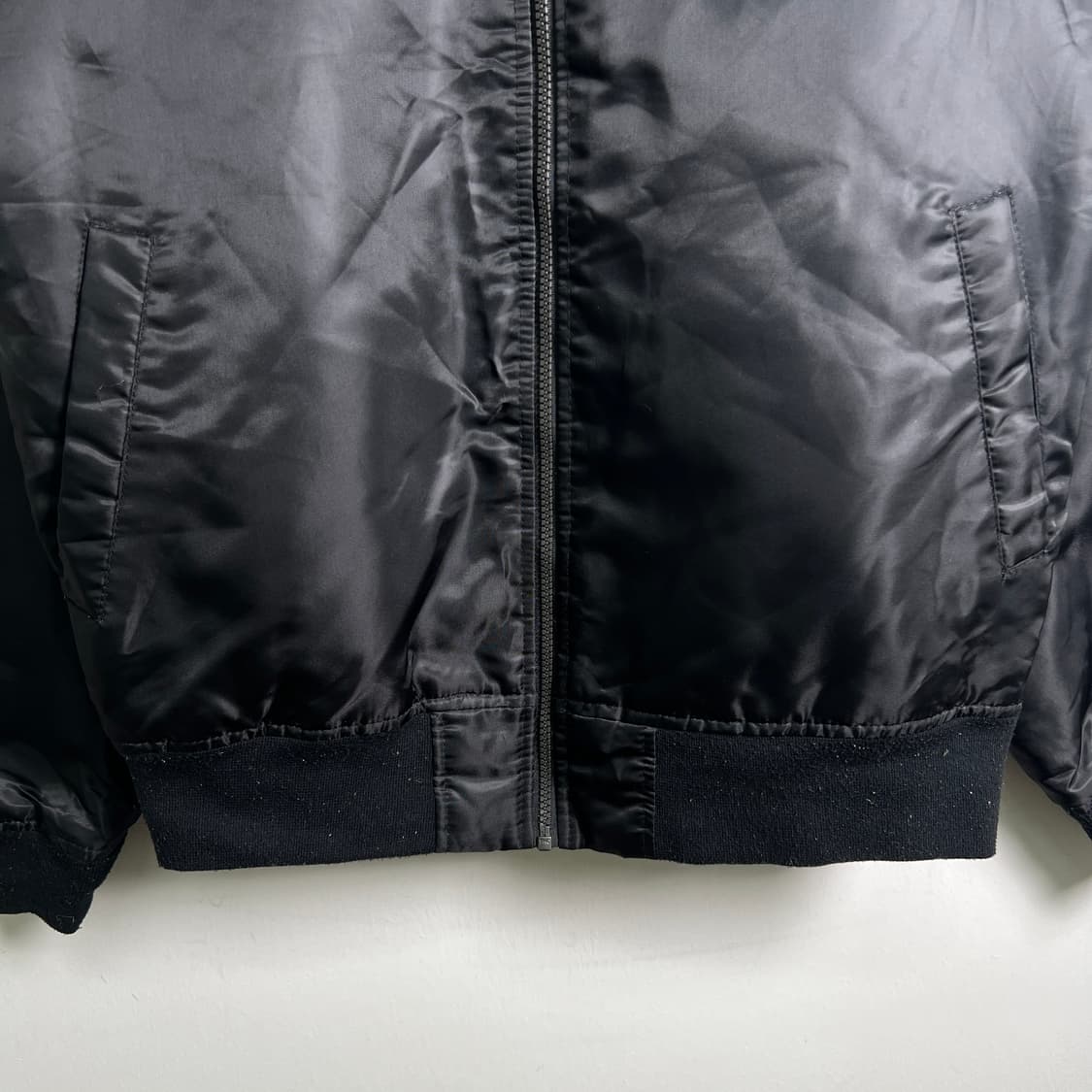 VTG 빈티지 블랙 ma-1 항공 점퍼 L 상품이미지5