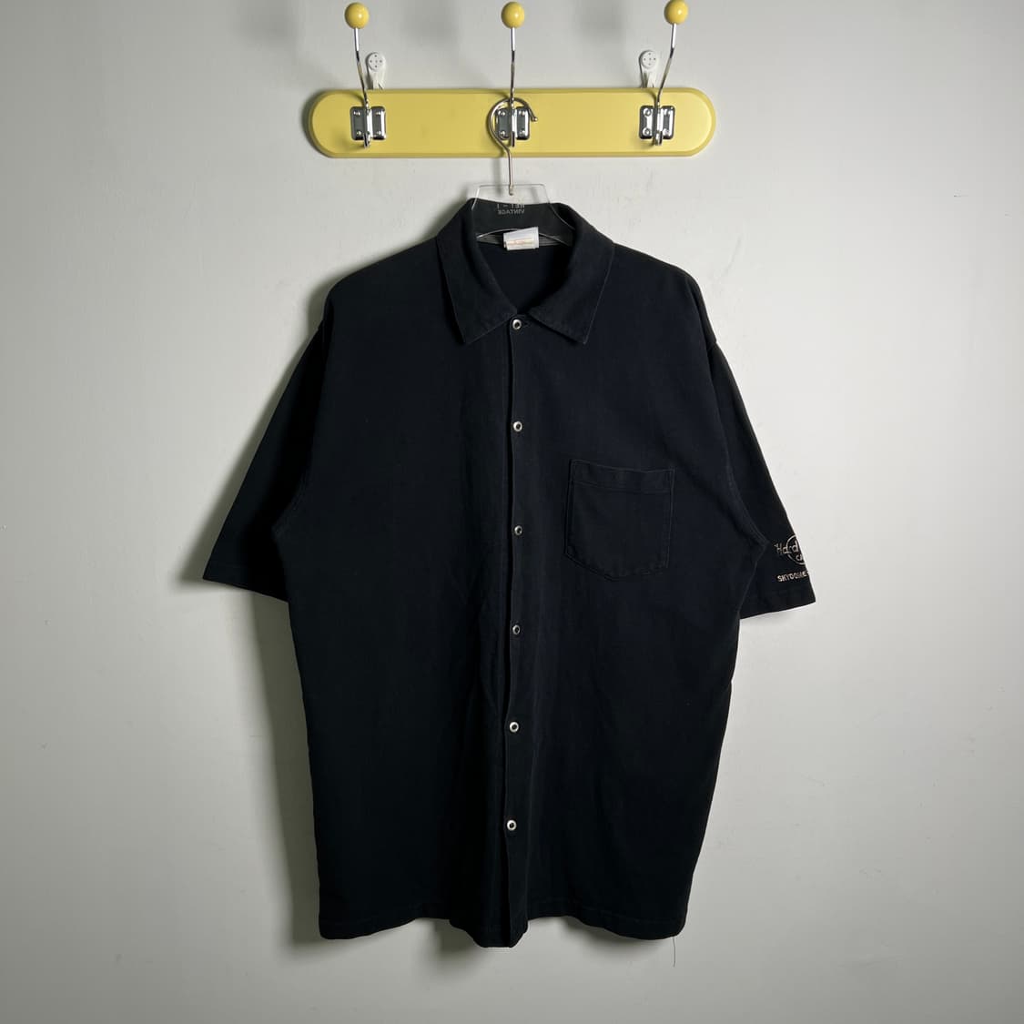 하드락카페 블랙 코튼 반팔 셔츠  상품이미지2