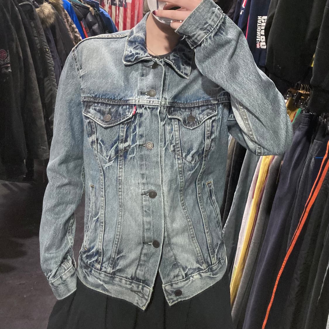 [IM]리바이스 워싱 데님 자켓 상품이미지3