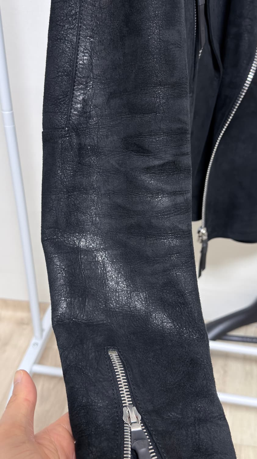 보리스비잔사베리 램스킨 라이더 자켓M 상품이미지2