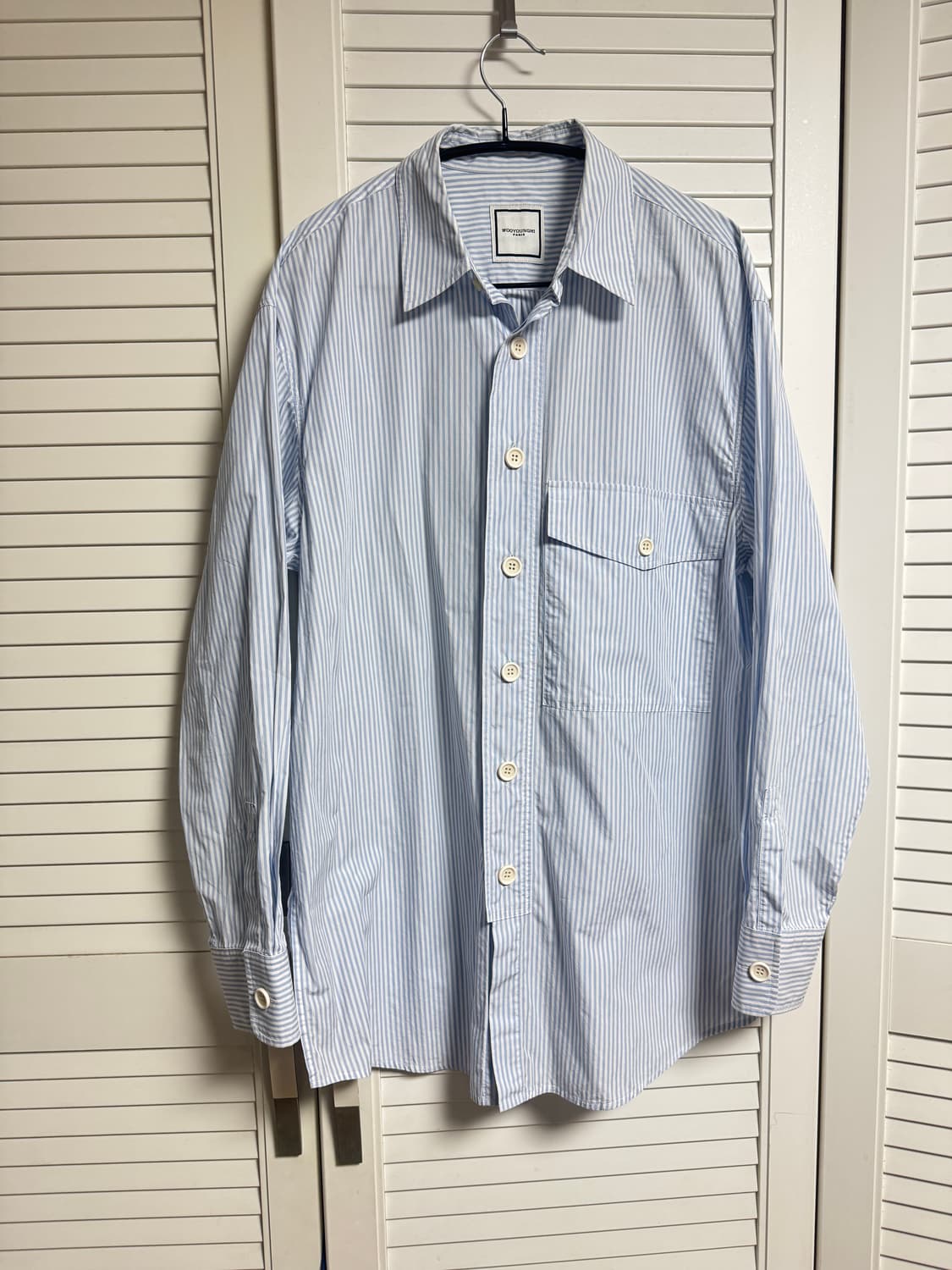 우영미 스트라이프 셔츠 48 상품이미지1