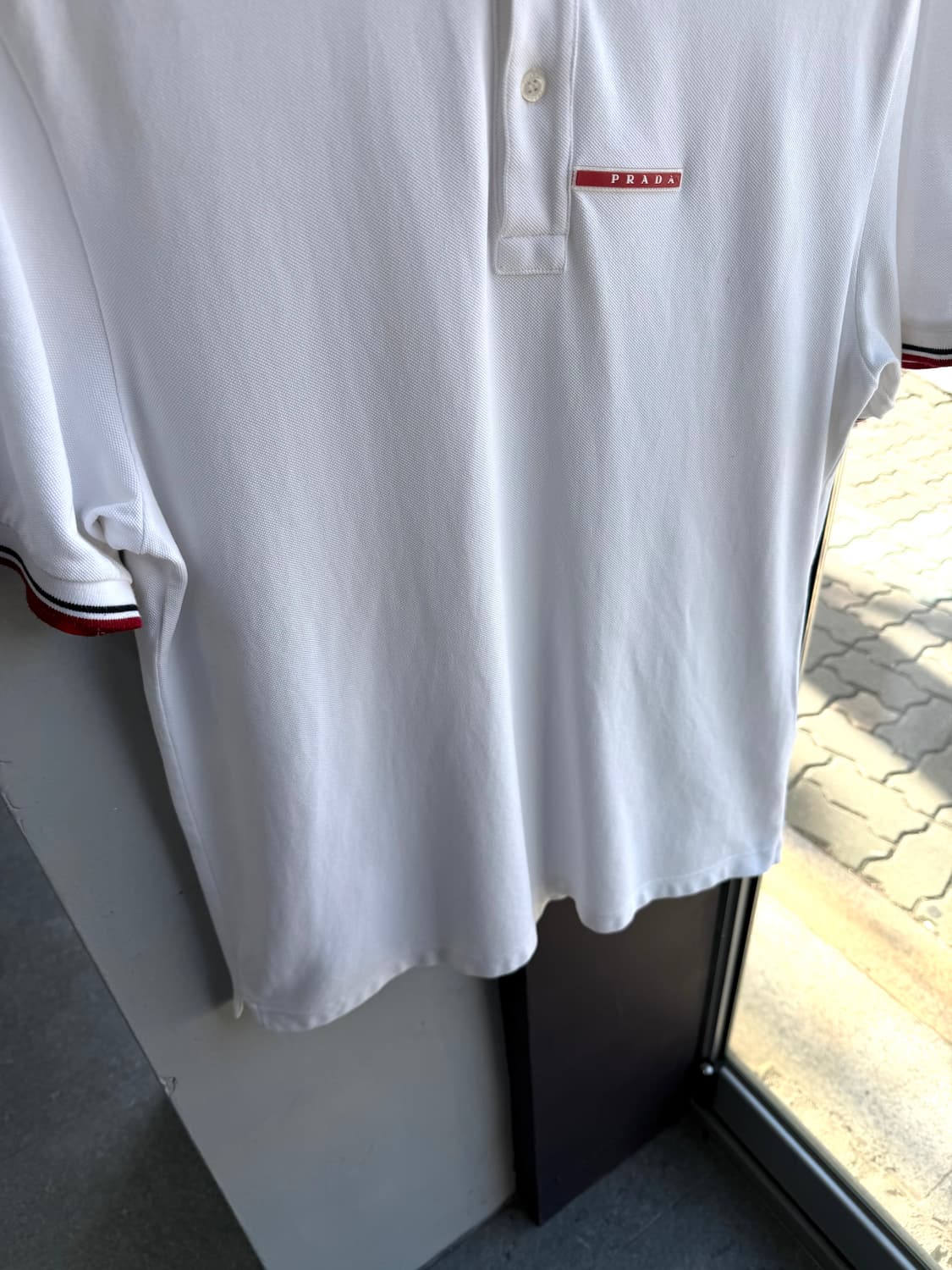 .105/ 프라다 레드탭 라이닝 PK 반팔 상품이미지4