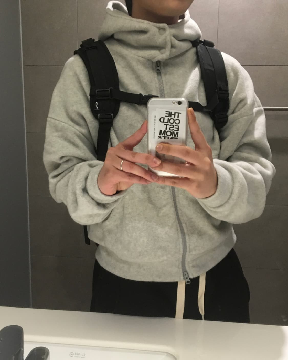 후리스 비조 크롭 후드집업 원가 57000원 상품이미지2