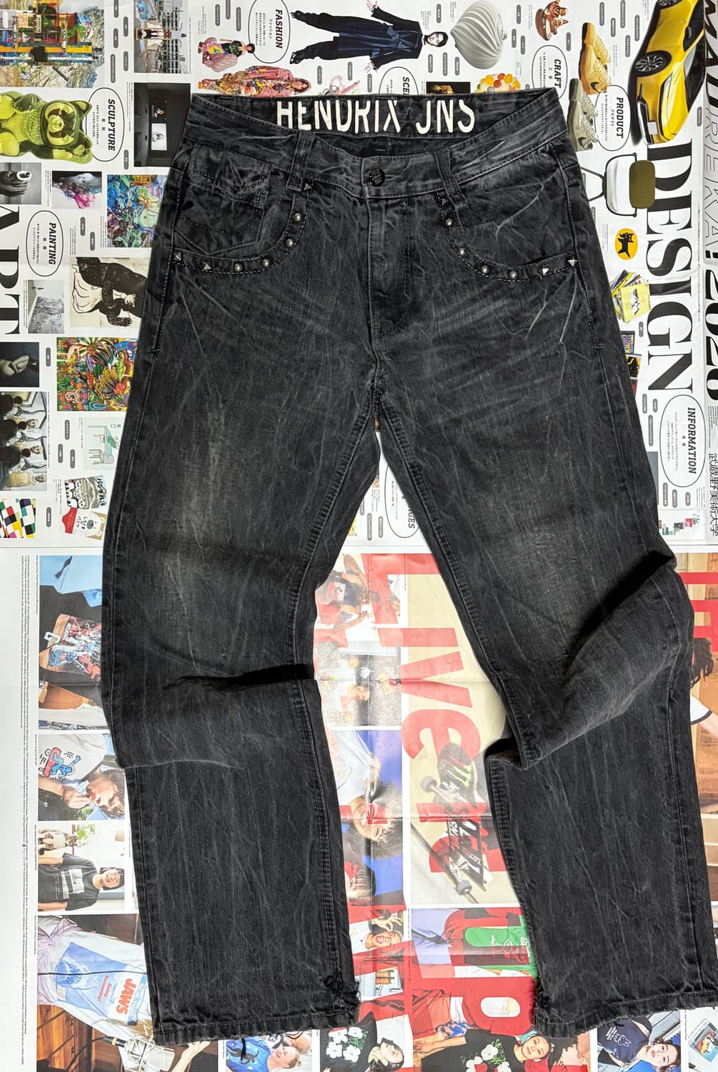 vintage handrix punk jeans 상품이미지1