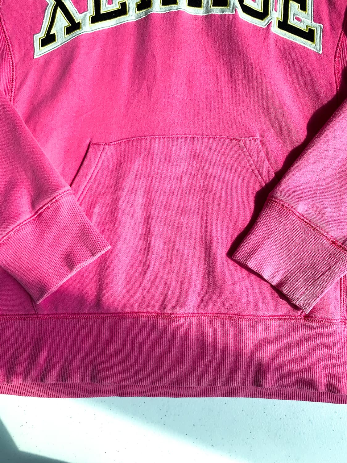 100 엑스라지 핑크 빈티지 후드티  상품이미지6