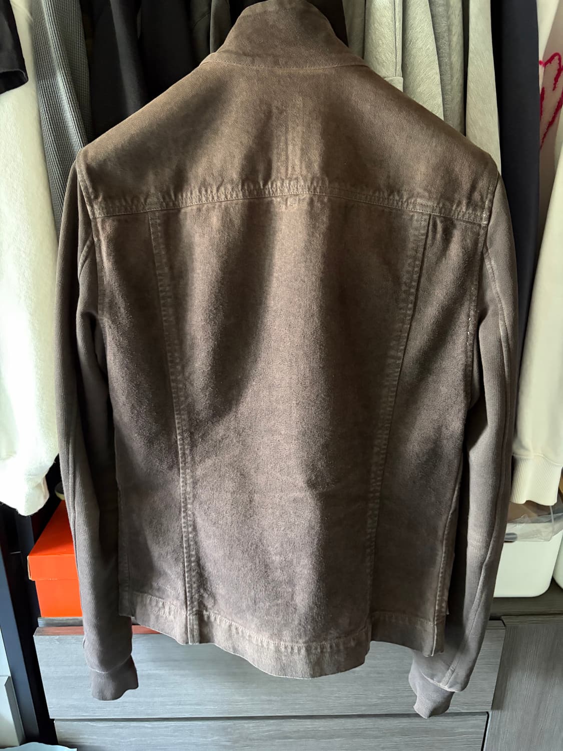 릭오웬스 사선 하이넥 자켓 상품이미지2