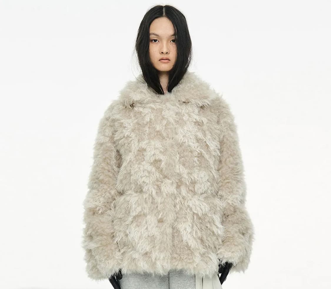 장원영 세릭 mixed fur jacket 상품이미지1