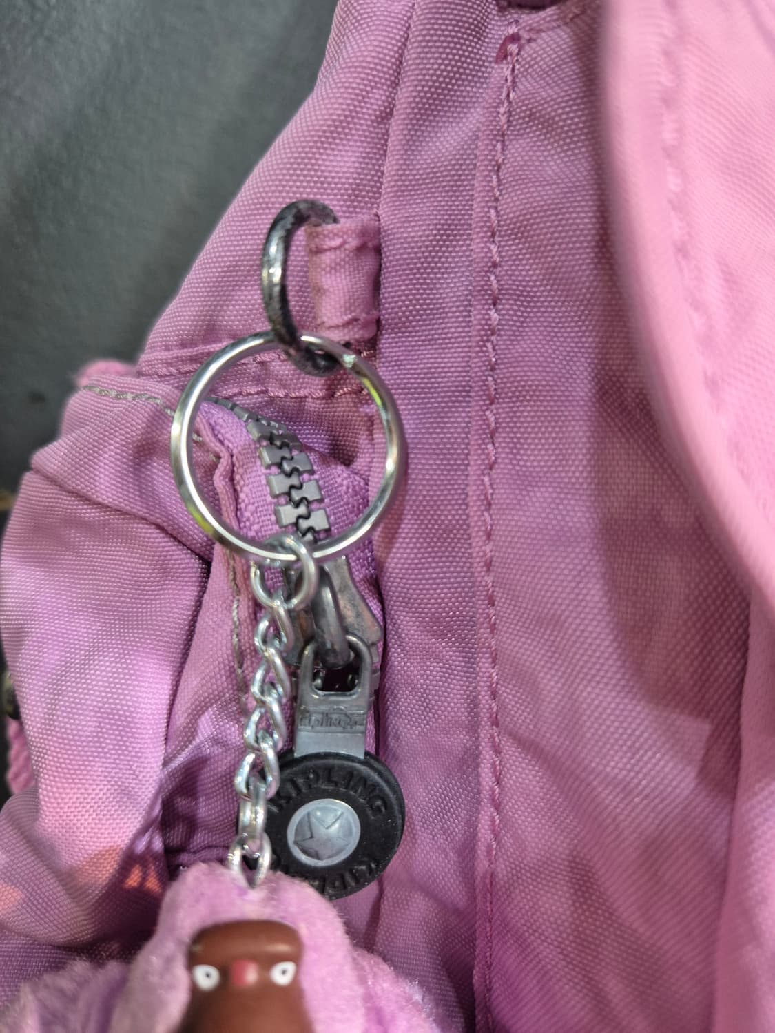 키플링 핑크색 가방 세탁완료 상품이미지5