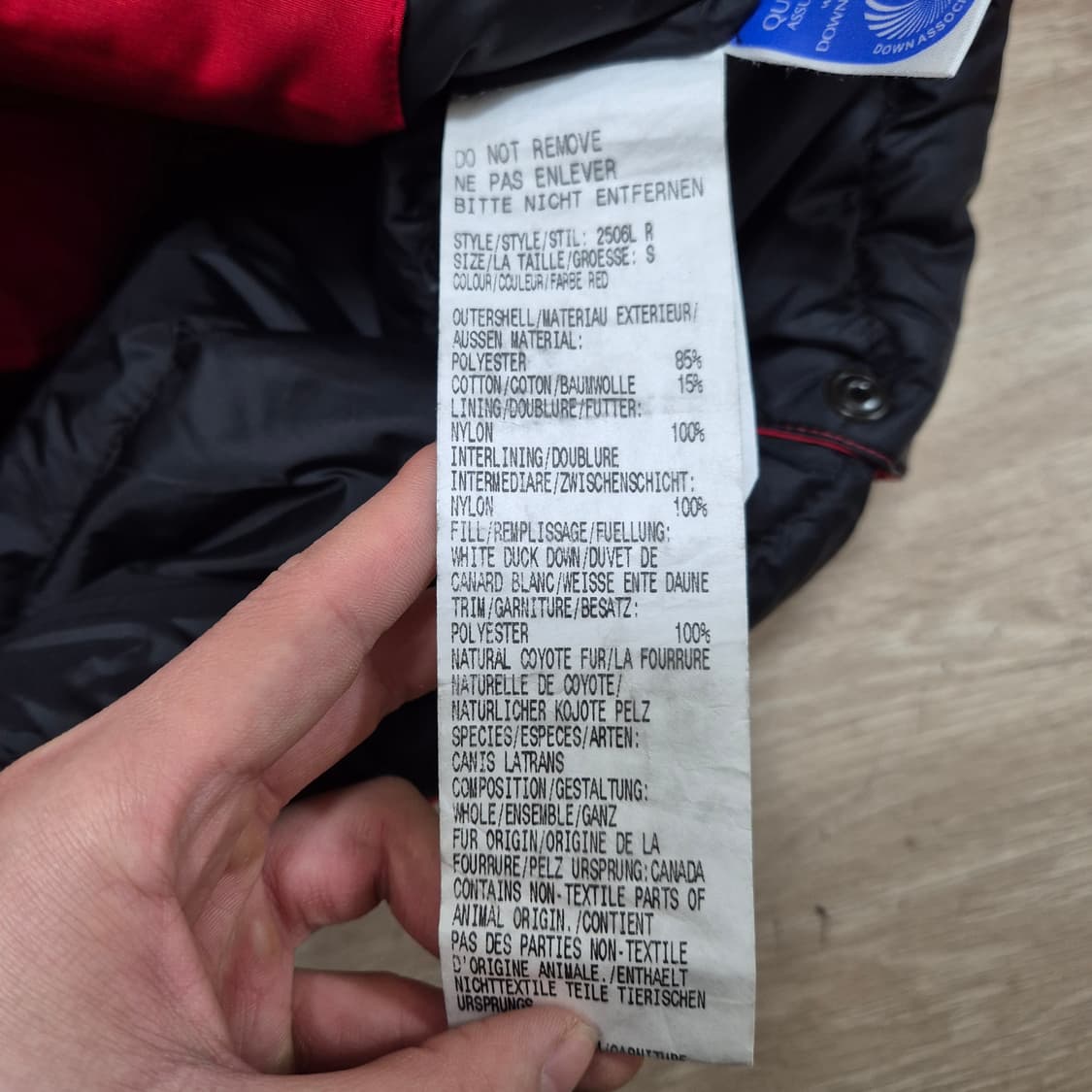 캐나다구스 여성 와펜 후드 롱패딩 점퍼 S(90) 상품이미지6