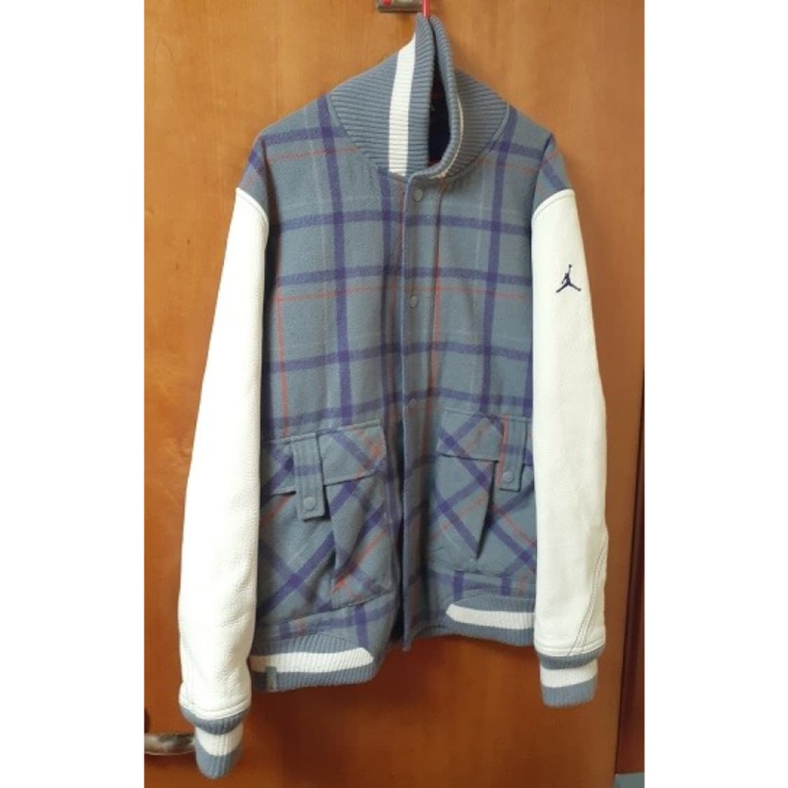 에어조던 울 레더 믹스 스타디움 자켓  상품이미지1