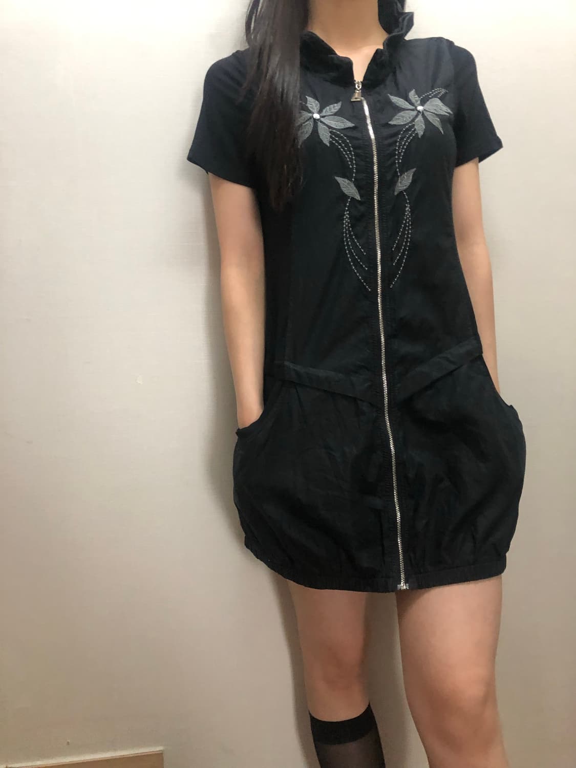 빈티지 블랙 오리엔탈 원피스 상품이미지6