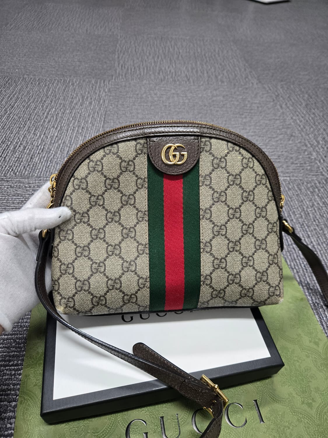 [특가][정품] 구찌 오피디아 웹삼선 크로스백 상품이미지1