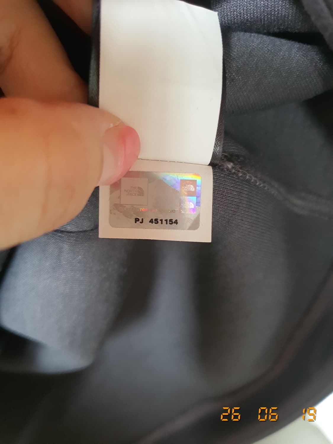 노스페이스 집업 L 차콜 상품이미지9