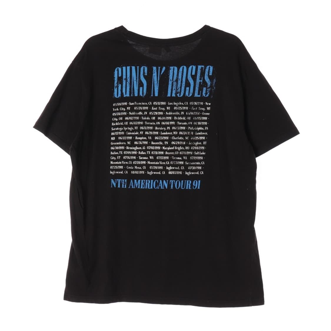 에이치엔엠 디바이디드 건즈앤로지스 밴드 반팔티 L 상품이미지2