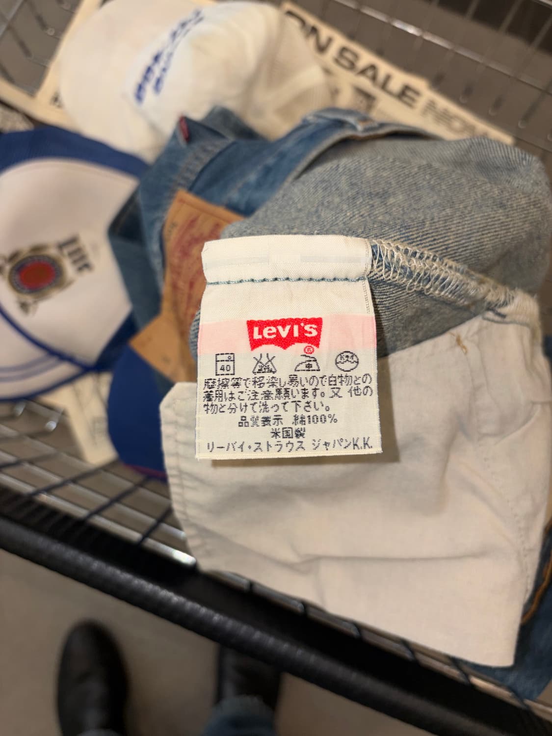 90’s Levi’s 501 USA denim middle washed  상품이미지10