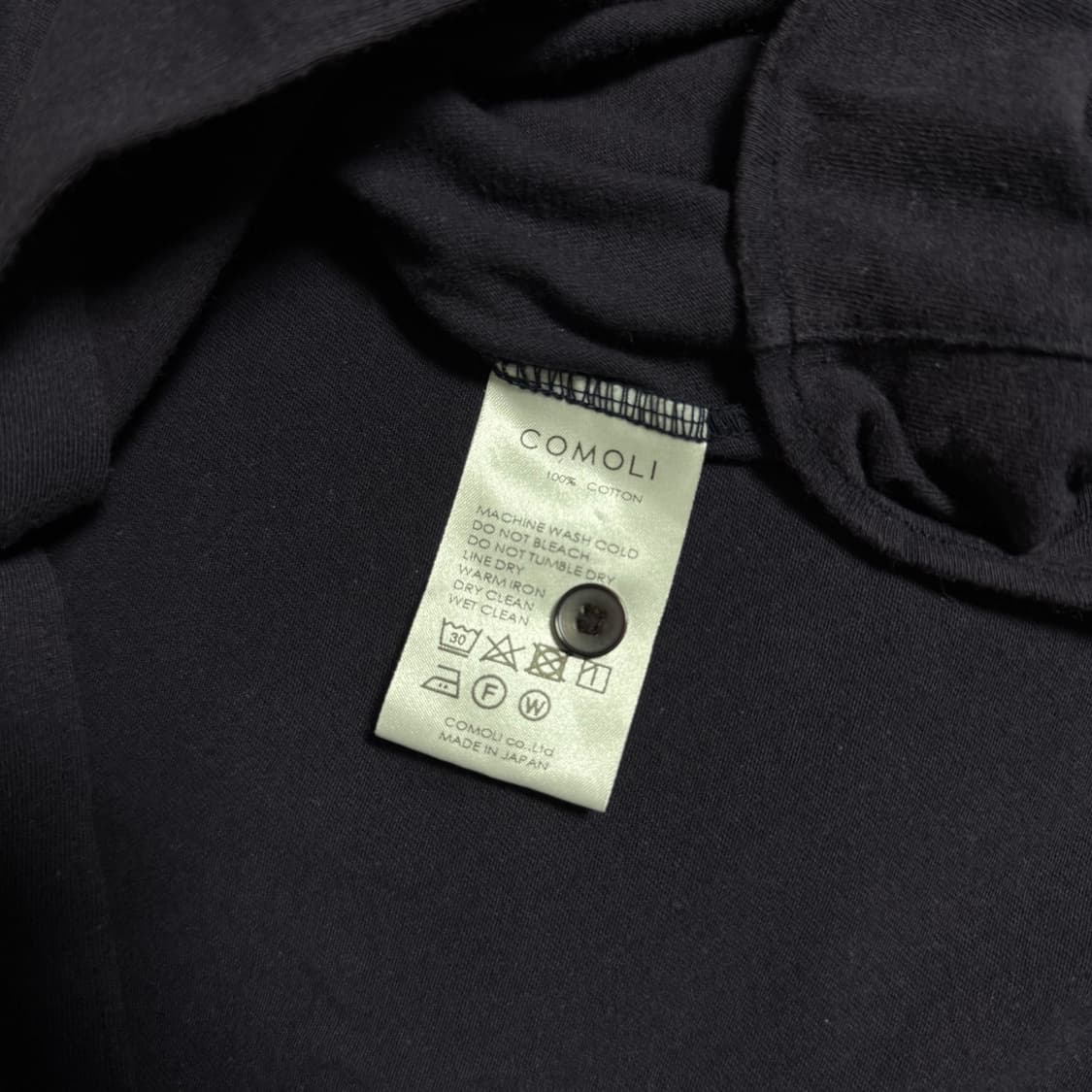 [3]코모리 24SS 네이비 코튼 저지 셔츠 상품이미지10