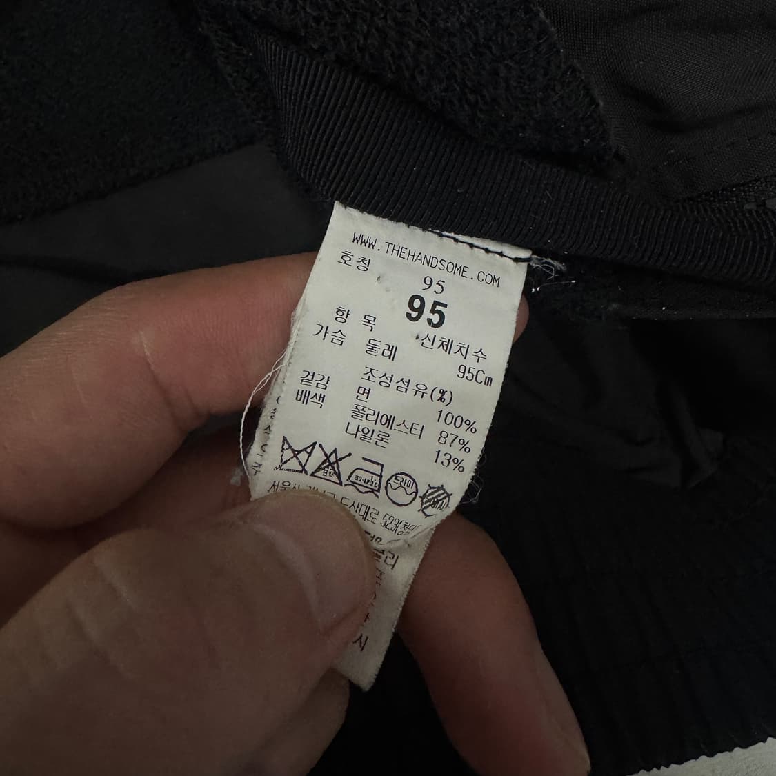 시스템옴므 백로고 후드티  95 사이즈 상품이미지3