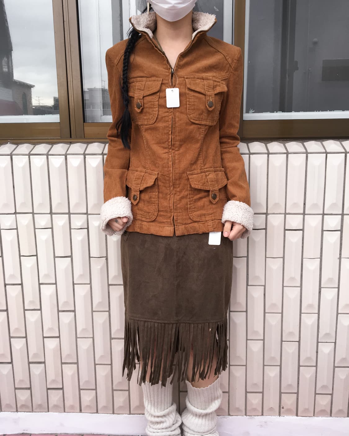 High neck corduroy jacket 상품이미지6