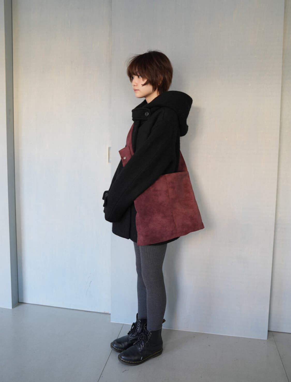 인앤양인하모니 가방 Flap pocket bag wine 상품이미지1