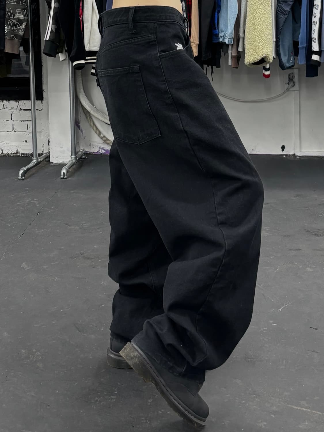 라브로스 플라워 데님팬츠 상품이미지3