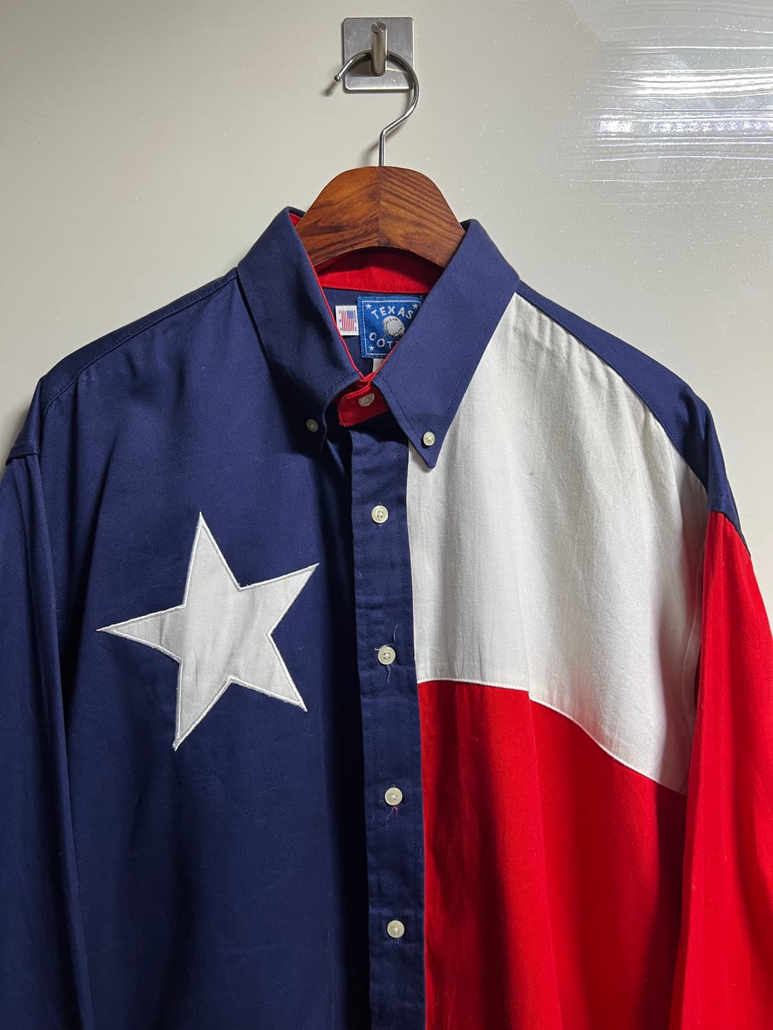 빈티지 텍사스코튼 플래그 셔츠 상품이미지2