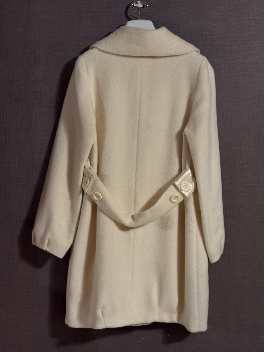 YUMA KOSHINO 디테일이 예쁜 아이보리 코트 JAPAN 상품이미지7