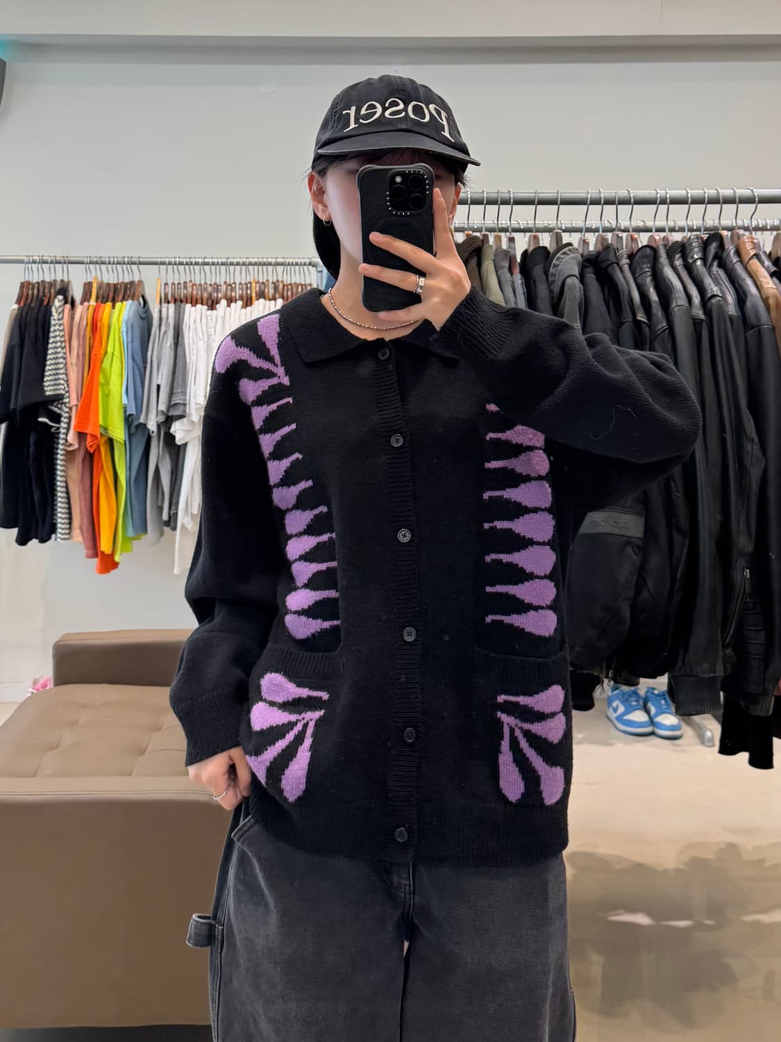 오베이 수베니어 카라넥 가디건 상품이미지8