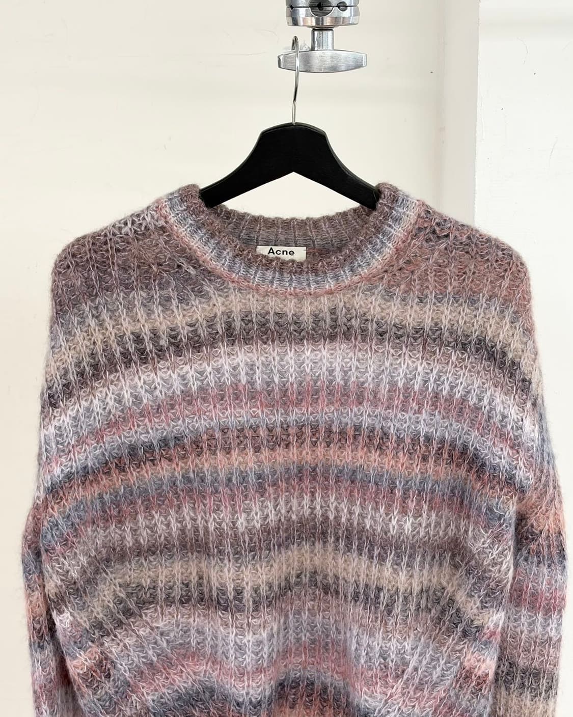 아크네 스튜디오 18aw 스트라이프 모헤어 스웨터 상품이미지4