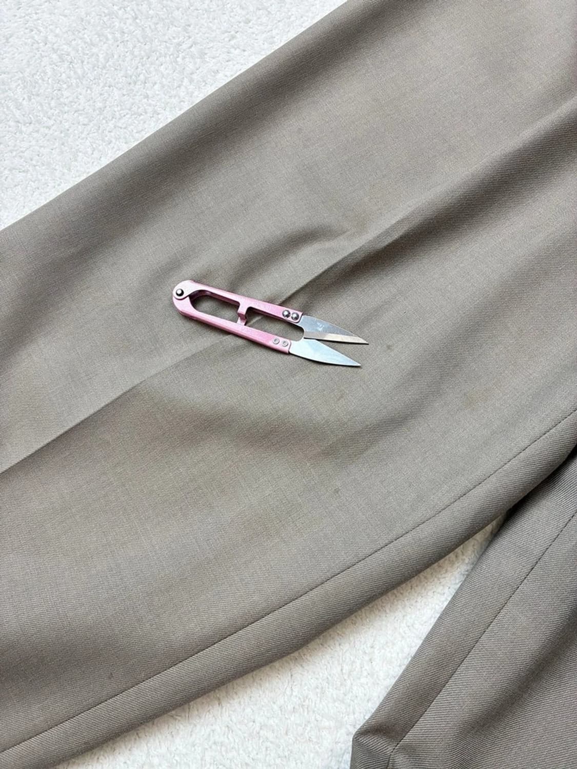 이에이 IEY 스트레이트 울 투턱 팬츠 PN5970 상품이미지5