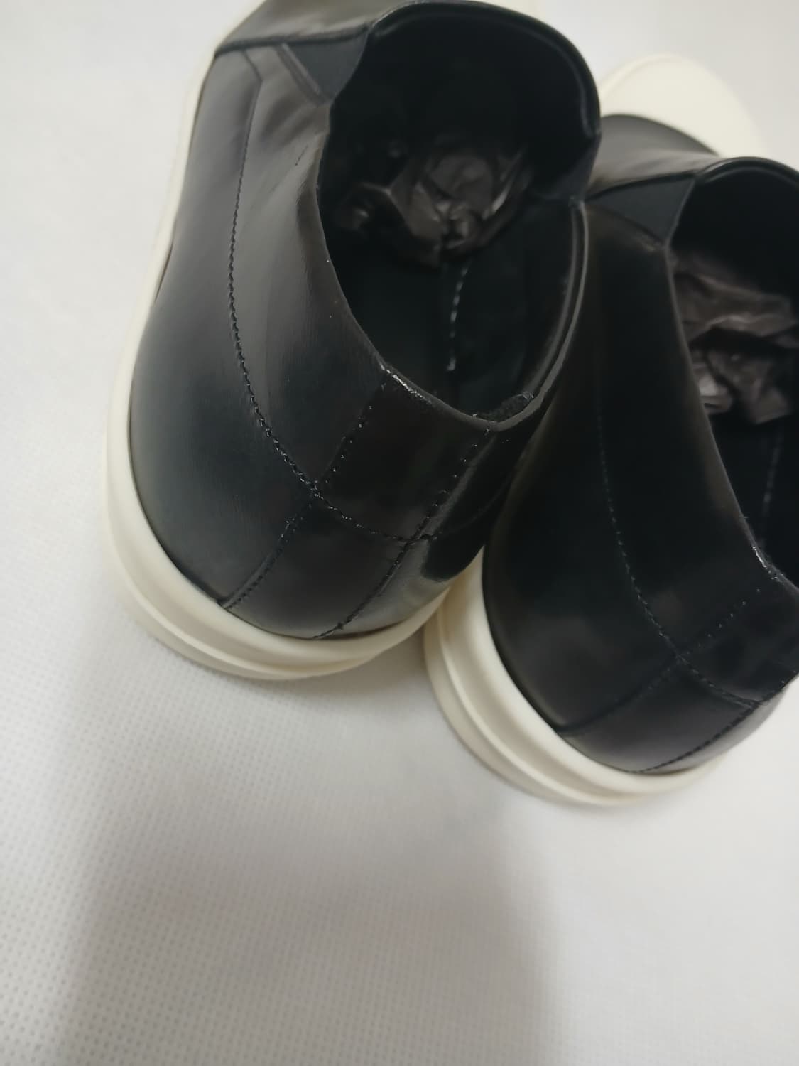 릭오웬스 / 16fw LALP 라몬즈 보트 레더 슬립온 / 41 상품이미지5