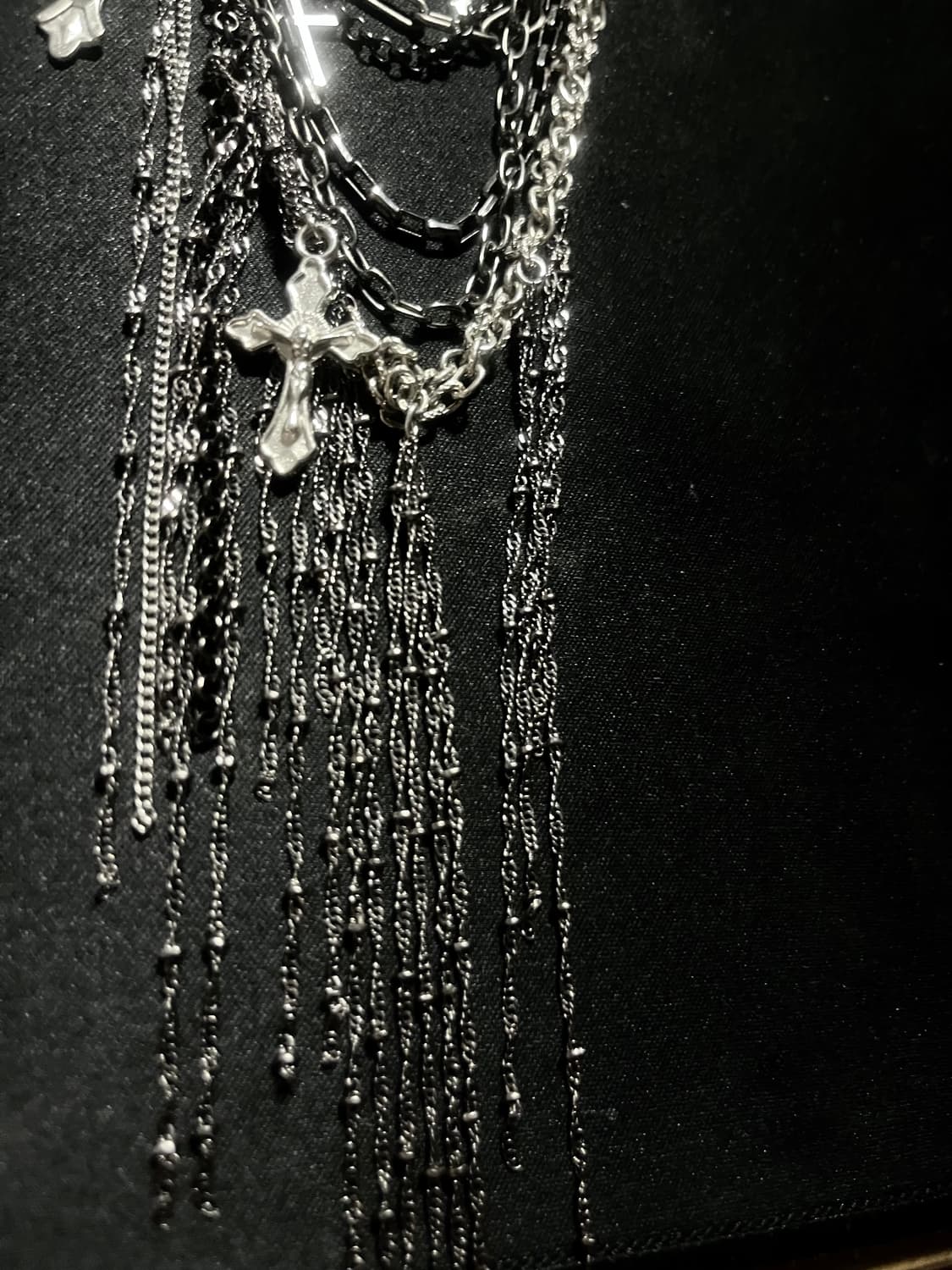 Layering Cross Necklace 상품이미지3