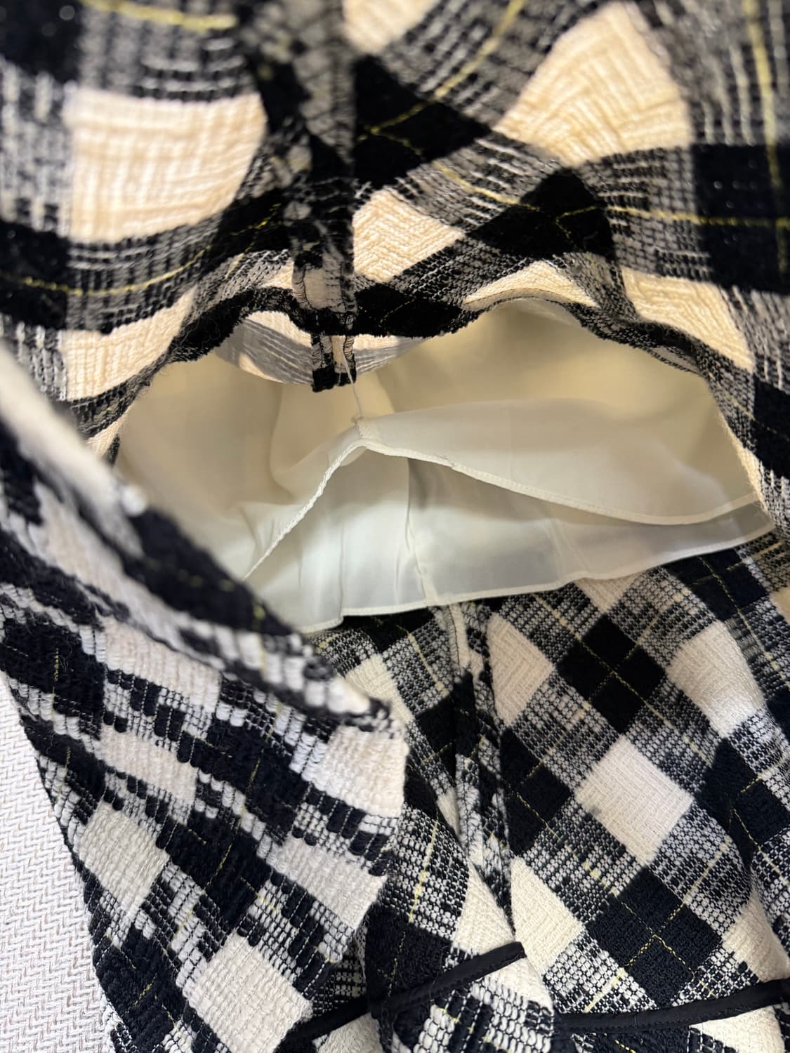 정품) 미샤 체크 롱스커트 70 상품이미지6