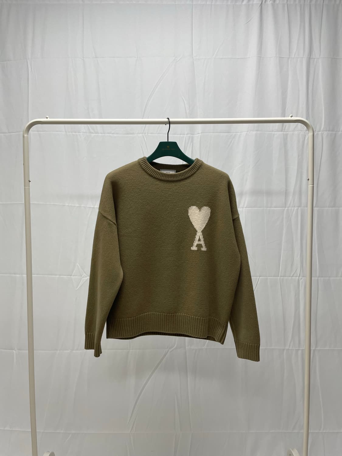 [N] 아미 인타르시아 빅하트 로고 니트 [xs] 상품이미지1