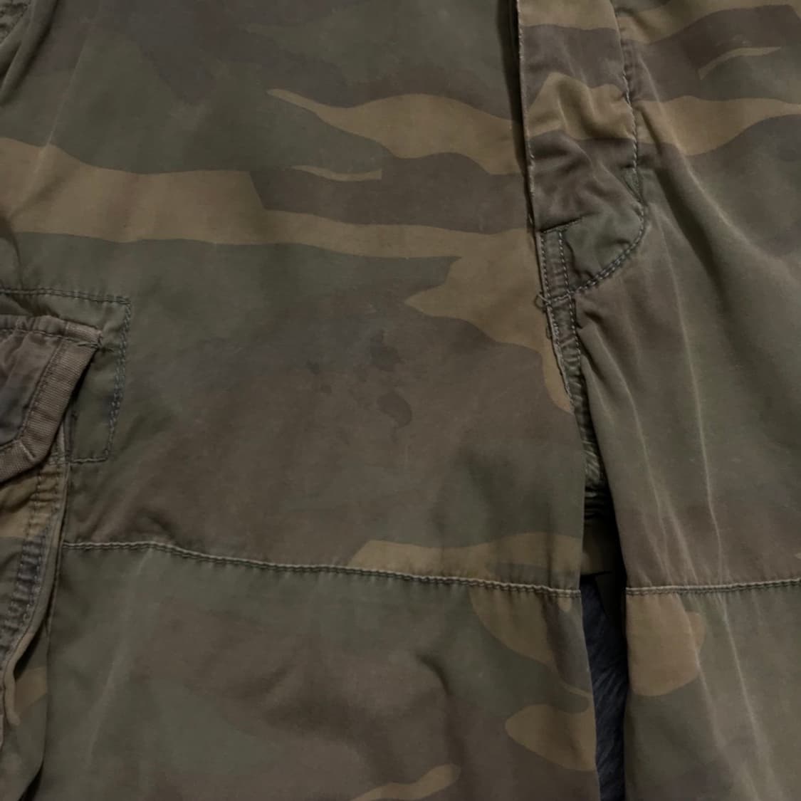 [[M] 아베크롬비(AF) 밀리터리/카모플라주 카고 하프 팬츠p142 상품이미지3