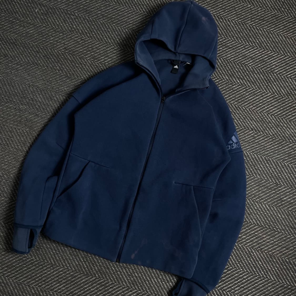 아디다스 Z.N.E. 에어로레디 후드집업 네이비y 4902 상품이미지1
